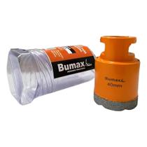 Serra Copo Diamantada para Esmerilhadeira Bumax 40mm Serra Copo Diamantada para Esmerilhadeira Bumax 40mm