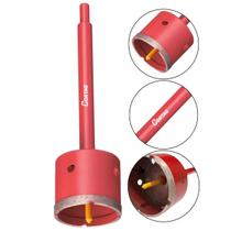 Serra Copo Diamantado Alvenaria 65mm Haste Pino Guia Cortag Serra Copo Diamantado Alvenaria 65mm Haste Pino Guia Cortag