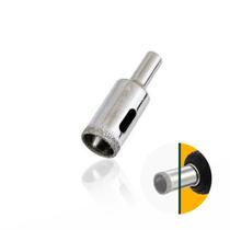 Serra Copo Ou Broca Diamantada de 18 X 67 Mm Com Haste Triangular Para Furar Vidro E Cerâmica Mtx