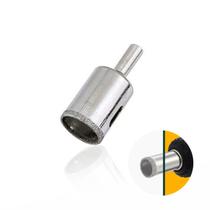 Serra Copo Ou Broca Diamantada de 30 X 67 Mm Com Haste Triangular Para Furar Vidro E Cerâmica Mtx