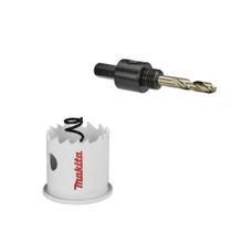 Serra Copo para Inox e Chapa de Aço 29mm Makita B-29751 com Adaptador para Furadeira Serra Copo para Inox e Chapa de Aço 29mm Makita B-29751 com Adaptador para Furadeira