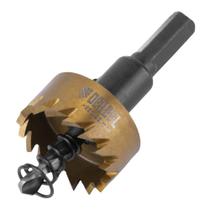 Serra copo para metal 28 mm revestimento em Nitreto de Titânio com suporte