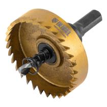 Serra copo para metal 55 mm revestimento em Nitreto de Titânio com suporte