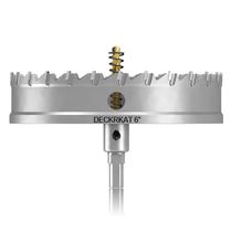 Serra de furo DECKRKAT 6 TCT 152 mm de carboneto de tungstênio com ponta de 2 unidades