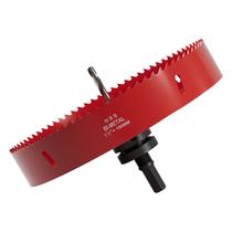 Serra de furo Fivelake M42 HSS 190 mm, haste hexagonal bimetálica, 7,5 polegadas