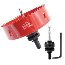 Serra de furo LAIWEI Heavy Duty Mandril Cortador de furos 120 mm
