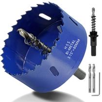 Serra de furo Luomorgo 80 mm de diâmetro de corte 32 mm de profundidade de corte