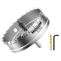 Serra de furo Mollom Heavy Duty Carbide 120 mm com 2 brocas