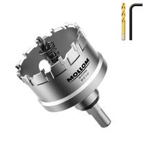 Serra de furo Mollom Heavy Duty Carbide 57 mm com 2 brocas piloto