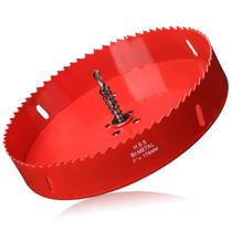 Serra de furos ITOOLFIRM 178 mm para madeira, cortador de furos bimetálico HSS