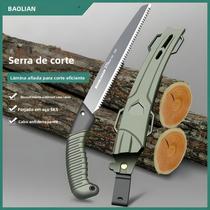 Serra De Mão Ergonômica Dobrável Com Cabo Antiderrapante Para Corte De Madeira Ao Ar Livre, Poda De