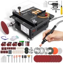 Serra de mesa HZQVA Mini multifuncional para artesanato 100W