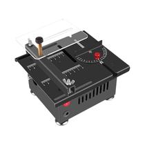 Serra De Mesa Portátil Mini Multifuncional Corte Em Ângulo De 0-90 Ajustável Conjunto Elétrico Para