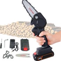 Serra Elétrica Compacta Com Bateria De Lítio Pronta Para Uso