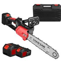Serra Eletrica Grande Bateria 12 Polegadas Motoserra Recarregavel Sem Fio Corta Lenha Galho Madeira Bambu Poda Jardim Serra Eletrica Grande Bateria 12 Polegadas Motoserra Recarregavel Sem Fio Corta Lenha Galho Madeira Bambu Poda Jardim
