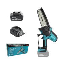 Serra Elétrica Makita Com Velocidade De 8.0M/S E Curso De 20MM Com Protetor Anti-Respingo E Corrente