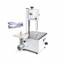 Serra Fita de Bancada com Moedor Boca 5 Açougue Carne Osso 1,46 Semi Inox Leggero Serra Fita de Bancada com Moedor Boca 5 Açougue Carne Osso 1,46 Semi Inox Leggero