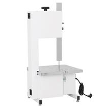 SERRA FITA RESIDENCIAL BRANCA MOTOR MEIO CV LÂMINA 1,46M PARA CARNES PEIXES OSSOS AÇOUGUE RESIDÊNCIA 220 127 110v