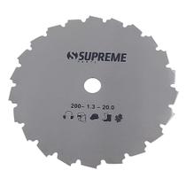 Serra Lamina Circular Roçadeira 22 Dentes 200mm Furo 20mm