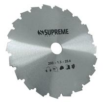 Serra Lamina Circular Roçadeira 22 Dentes 200mm Furo 25,4mm