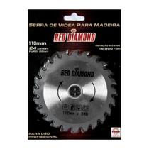 Serra Madeira Videa 110mm 24 Dentes Red Diamonds - Dentesdiamonds