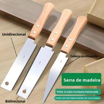 Serra Manual De Estilo Japonês Em Aço SK5 Com Dentes Finos, Ferramenta Flexível Para Trabalhos Em