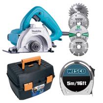 Serra Mármore 110mm 1200w Makita Kit Maleta Discos E Trena Serra Mármore 110mm 1200w Makita Kit Maleta Discos E Trena