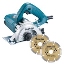 Serra mármore 110mm 1300w c/ 2 discos 4100nh3zx2 127v makita Serra mármore 110mm 1300w c/ 2 discos 4100nh3zx2 127v makita