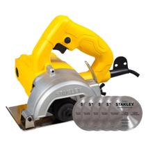 Serra Mármore 115mm Stanley SPT115W 1200W com 5 discos 220V Serra Mármore 115mm Stanley SPT115W 1200W com 5 discos 220V