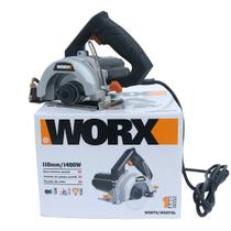 Serra Mármore 1400W Ajuste Angular 45º WX074 WORX Corte Preciso para Pedra e Mármore