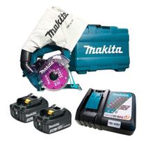 Serra Marmore 18V 125mm DCC500ZKX1 C/ 2 Baterias 3Ah Makita