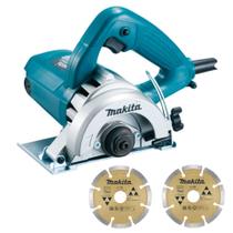 Serra mármore 4.3/8" 1.300 watts com 2 discos - 4100NH3ZX2 - Makita