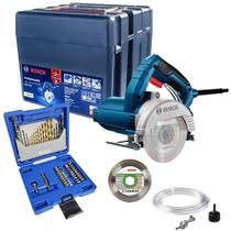 Serra Mármore 5 POL 1500W TITAN GDC 151 com Kit 41 Peças Brocas e Pontas EV-EBB41 BOSCH