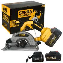 Serra Mármore A Bateria 21V 125MM Serra Circular A Bateria Snel Ferramentas