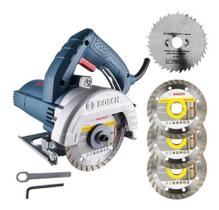 Serra Mármore Bosch 1.500w Gdc151 Kit C/4 Disco 110v