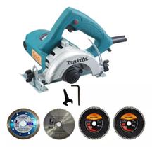 Serra Marmore Makita 4100nh2z 1450w 5pol Kit Disco Madeira