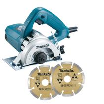 Serra Mármore Makita 4100NH3ZX2 1300W 220V Com 2 Discos Diamantados