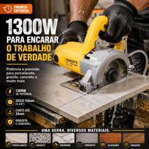 Serra Mármore Profissional Menegotti 1300W Corte 34mm 127V ou 220V Alta Rotação