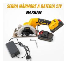 Serra Mármore Recarregável 21v 2 Baterias Nakkan