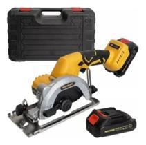 Serra Mármore Recarregável 21v Com 2 Baterias Maleta Ótima