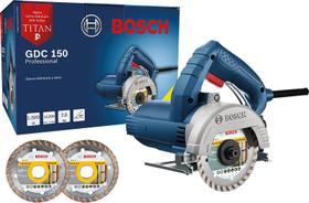 Serra Mármore Titan Gdc150 220v Bosch com 2 discos Maquifer