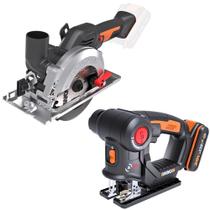 Serra Multiuso Tico-Tico 20V com Serra Circular MAX WORKSAW WORX