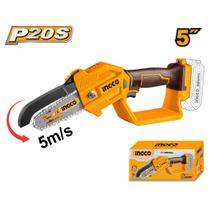 Serra Podadora INGCO 5 Pol a Bateria 20V Linha P20S com 1 Bateria 2.0Ah e Carregador