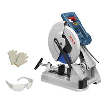 Serra Policorte Bosch 2000W, Disco 305mm, corte guiada a Laser e Sem Faíscas com EPI luva, óculos e fone Profissional GCD 12 JL Serra Policorte Bosch 2000W, Disco 305mm, corte guiada a Laser e Sem Faíscas com EPI luva, óculos e fone Profissional GCD 12 JL