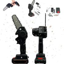 Serra Portátil Para Galhos Bateria 24V De Alta Duração