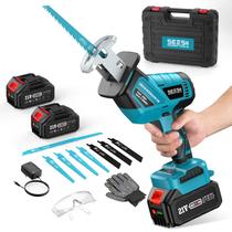 Serra recíproca Seesii Cordless 3500 RPM 200 W com 2x 4,0 Ah Serra recíproca Seesii Cordless 3500 RPM 200 W com 2x 4,0 Ah