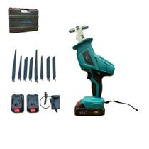 Serra Sabre 21V Elétrica Sem Fio Portátil Com 2 Baterias Profissional - LUATEK Serra Sabre 21V Elétrica Sem Fio Portátil Com 2 Baterias Profissional - LUATEK