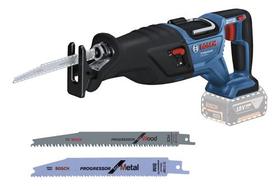 Serra Sabre Bosch Gsa 185 Li 18v Brushless Lâminas Sem Bateria e Carregador