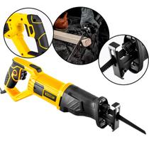 Serra Sabre Elétrica 1100W 220V com Cabo Giratório 90 e Lâminas