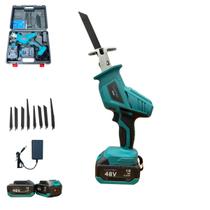 Serra Sabre Elétrica 48V Sem Fio Portatil 2 Baterias Profissional